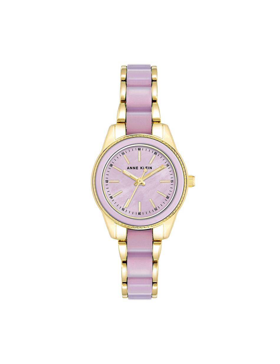 Les métaux Anne Klein Pearlescent Resin Link Bracelet Watch   | PCB-1912270